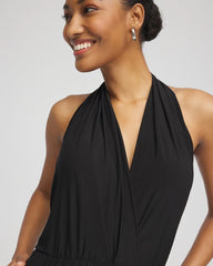 Chico's Magicsuit Surplice Neck Jumpsuit BLACK