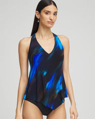 Chico's Magicsuit® Swipe Right Tankini BLACK/MULTI
