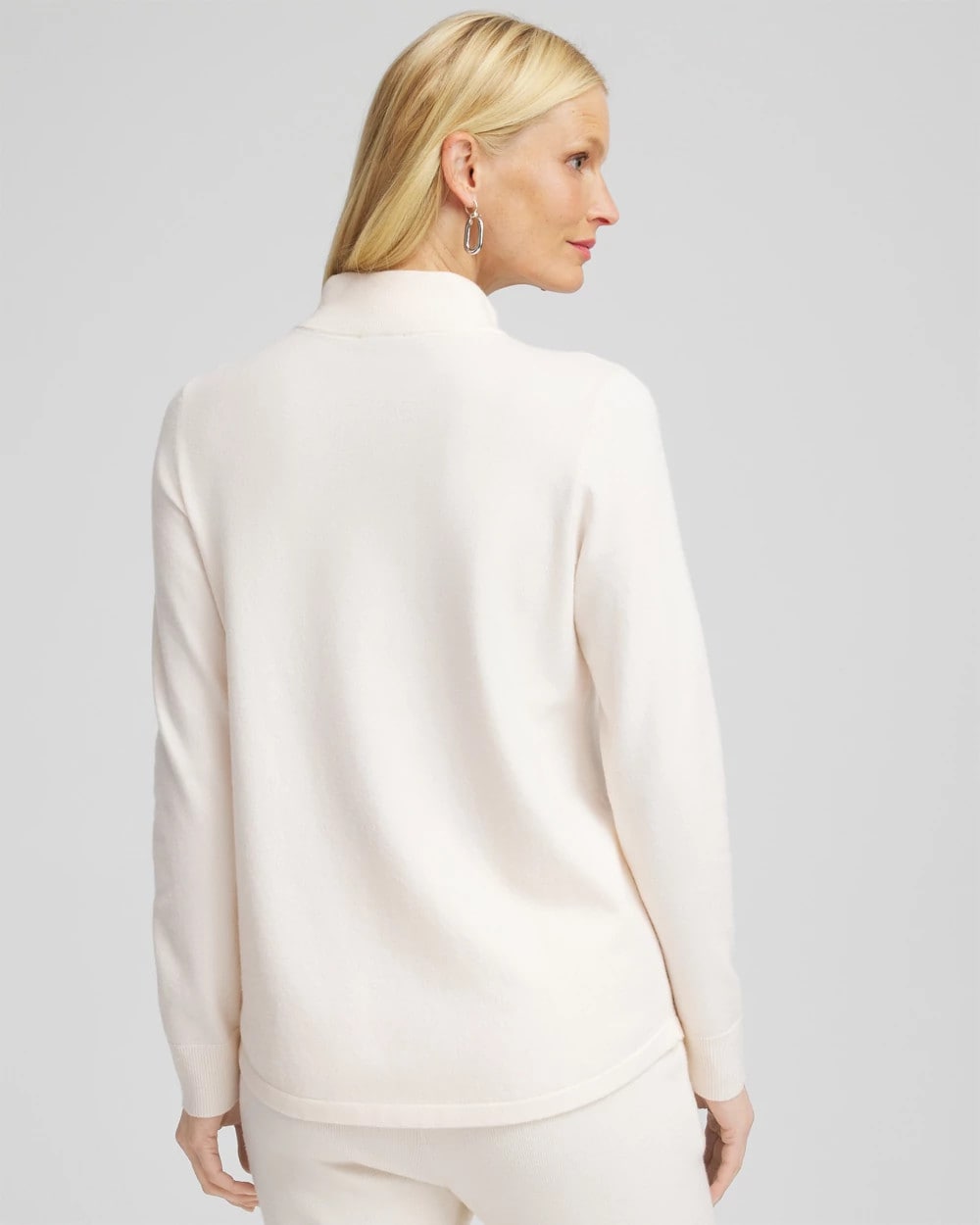 Chico's Zenergy® Luxe Half-Zip Pullover Top ENGLISH CREAM