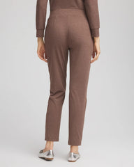 Chico's Zenergy® Cloud Satin Trim Pants WALNUT