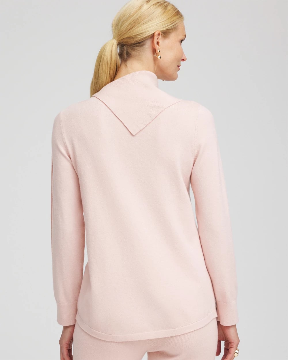 Chico's Zenergy® Luxe Envelope Neck Sweater ROSE SMOKE