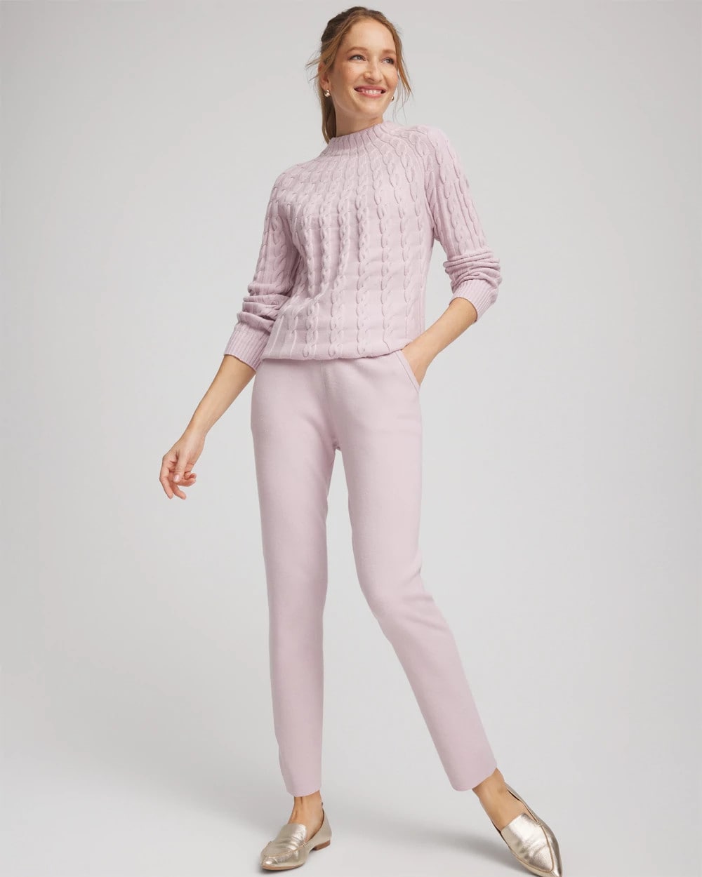 Chico's Zenergy® Luxe Tapered Ankle Pants LILAC SMOKE