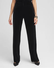 Chico's Travelers™ Velvet No Tummy Pants TRAVELERS BLACK
