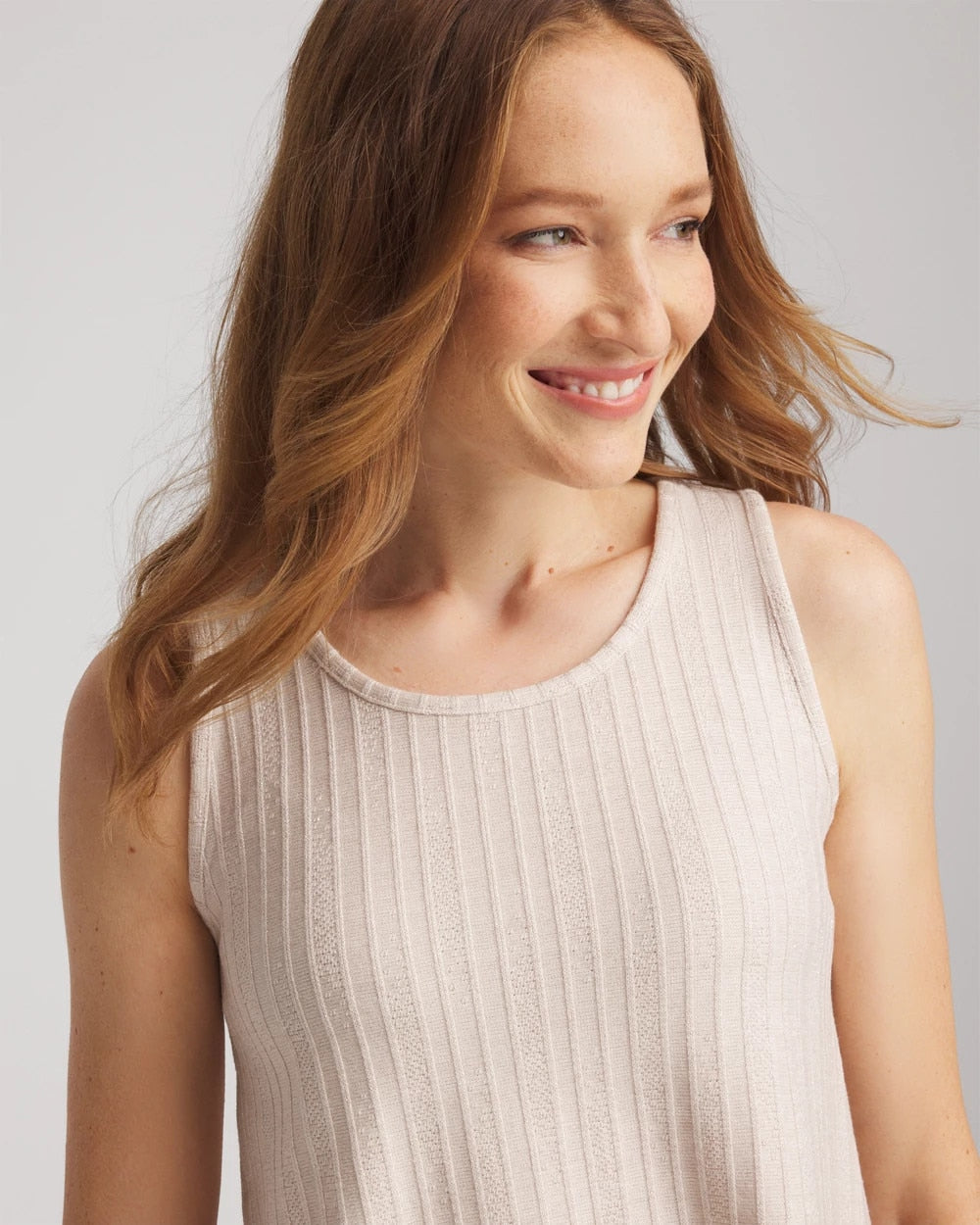 Chico's Cozy Tank OATMEAL