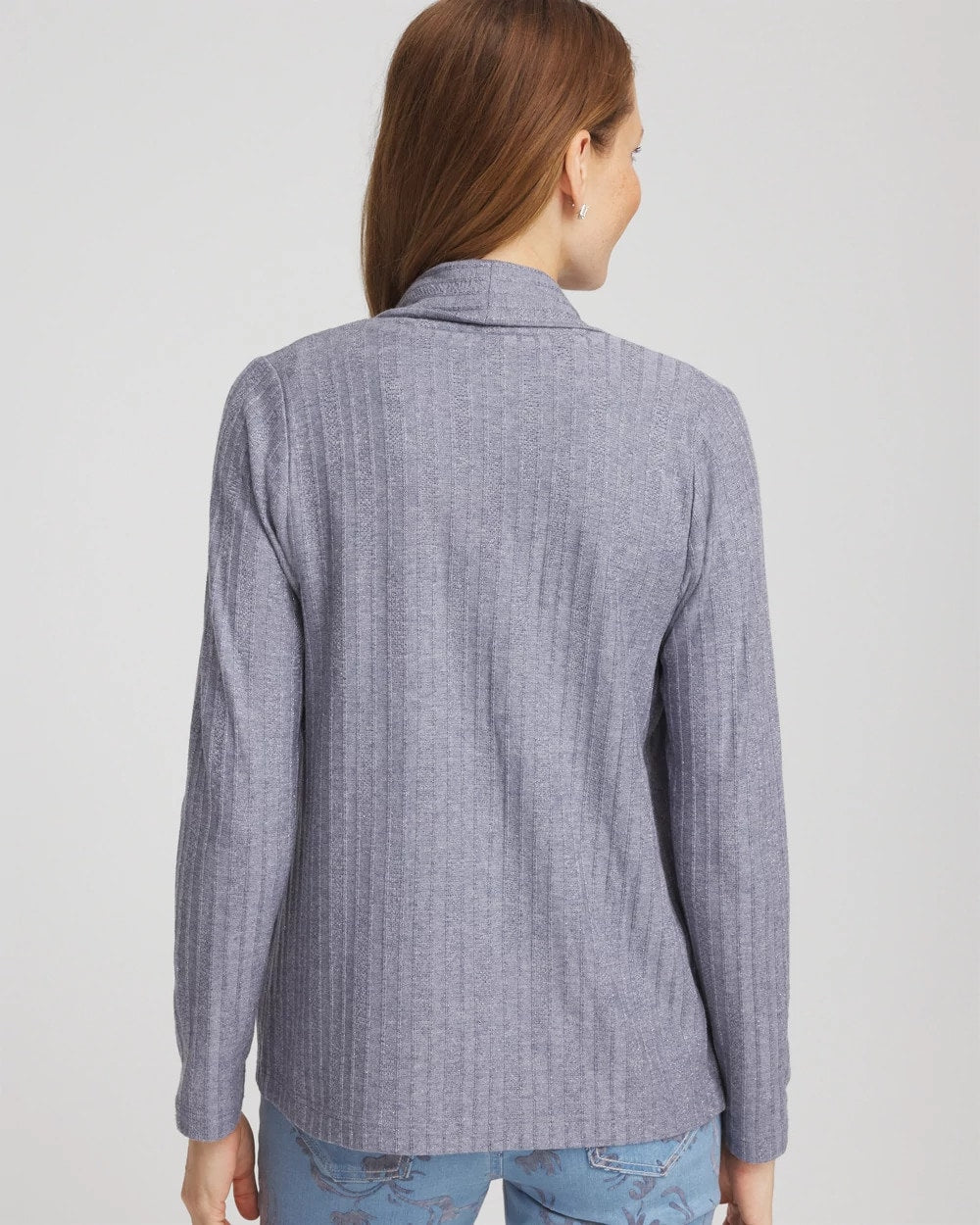 Chico's Cozy Cardigan PASSPORT BLUE