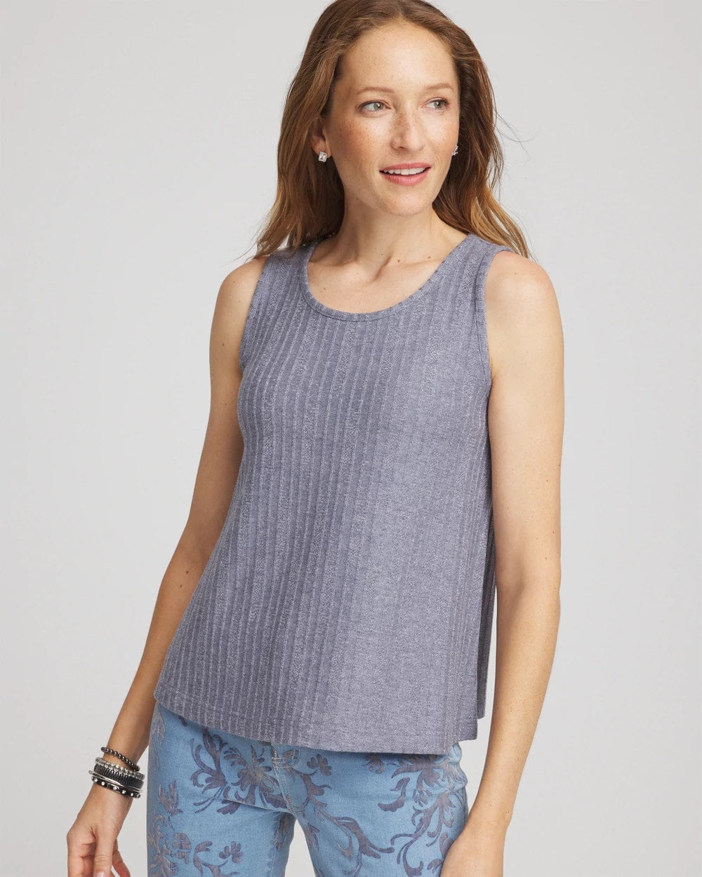 Chico's Cozy Tank PASSPORT BLUE