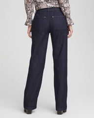 Chico's High-Rise Trouser Jeans CEDAR RINSE