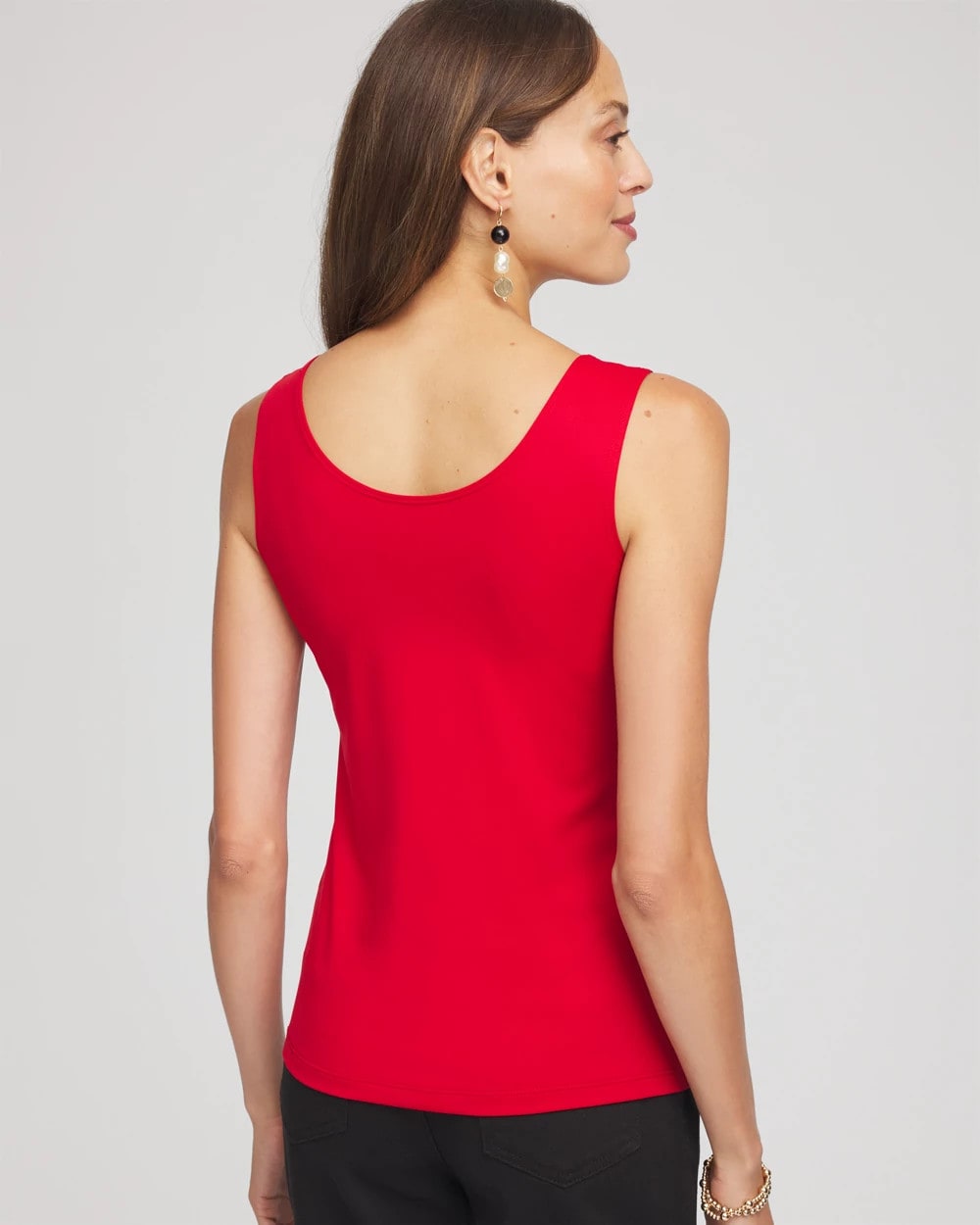 Chico's Microfiber Tank CARMINE RED