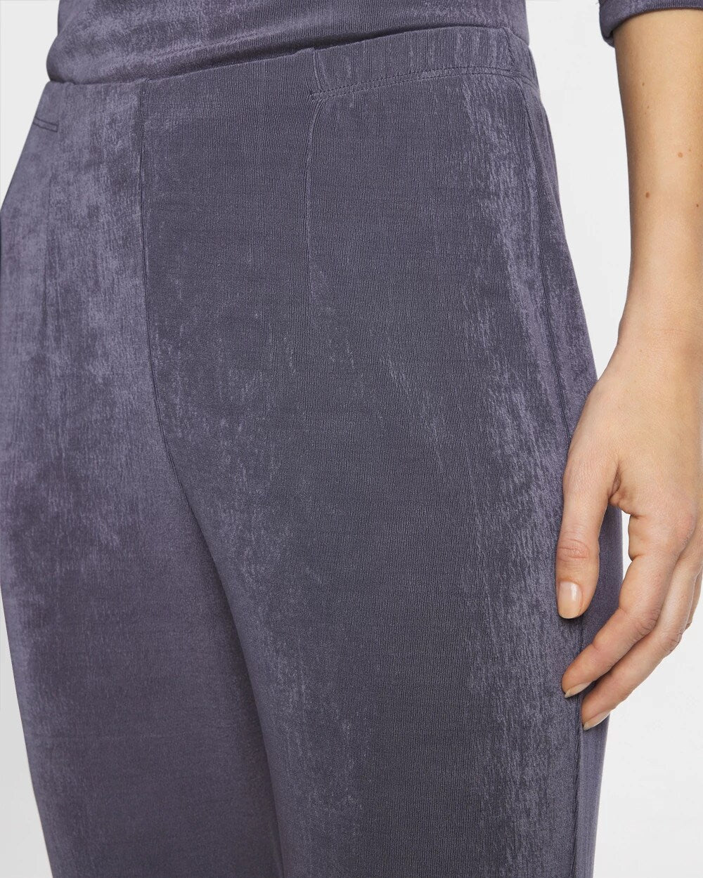 Chico's Petite Travelers™ No Tummy Pants SOFT SLATE