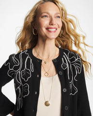 Chico's Gold Triple Pendant Necklace GOLD