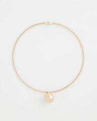 Chico's Gold Bead Collar Necklace GOLD