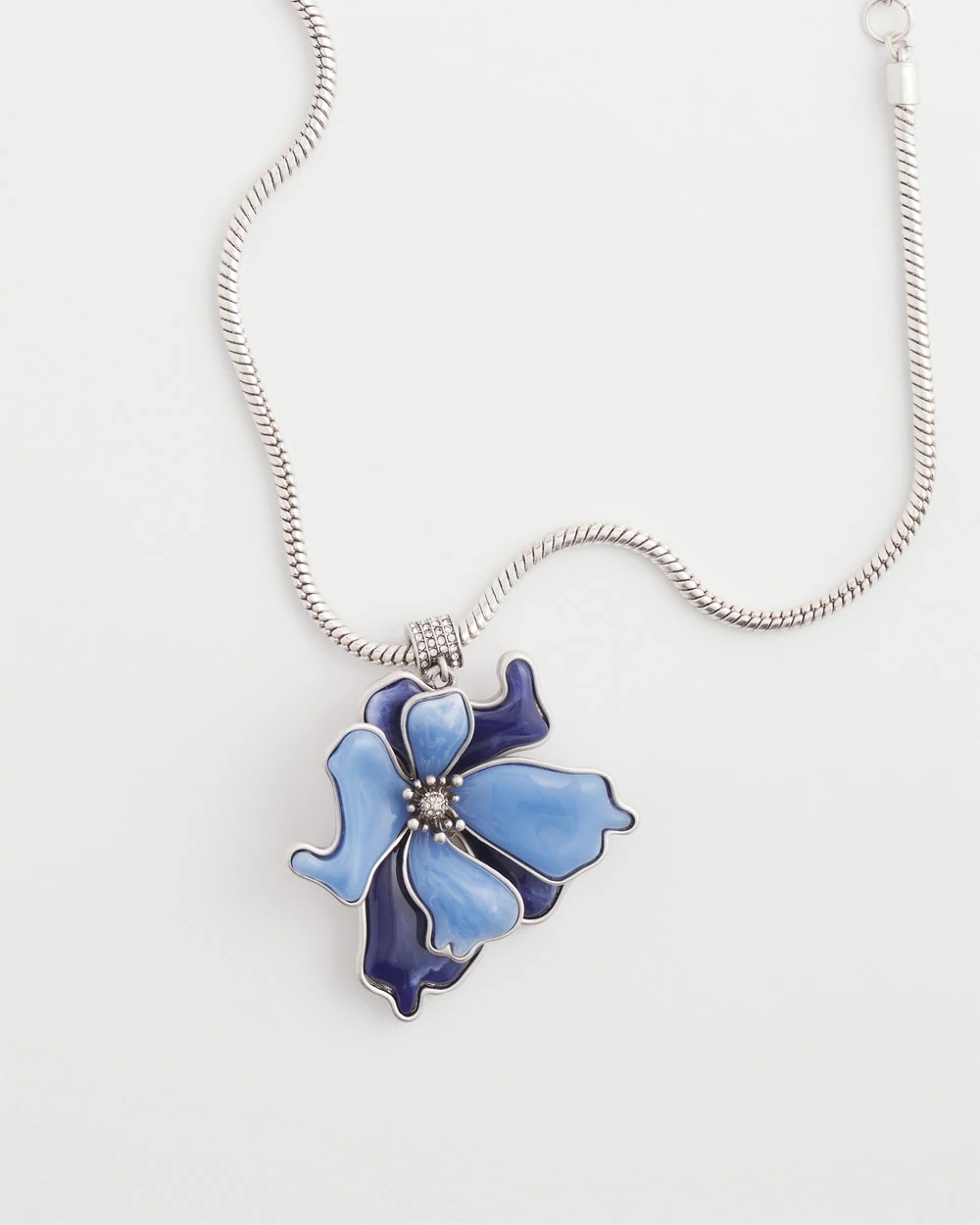 Chico's Blue Flower Pendant BLUE