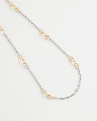 Chico's Mixed Metal Link Long Necklace MIXED METALS