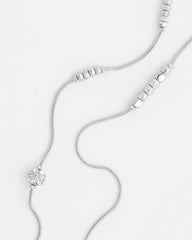Chico's Hexie Multi-Strand Necklace SILVER