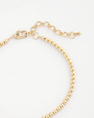 Chico's Golden Beaded Necklace GOLD
