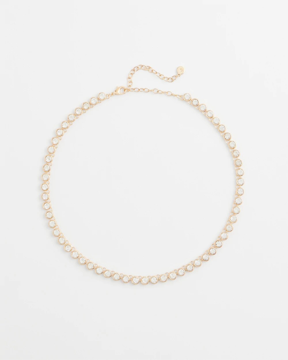 Chico's Goldtone Tennis Necklace GOLD