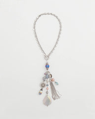 Chico's Stone & Shell ​​Twice As Nice Pendant MULTI