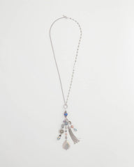 Chico's Stone & Shell ​​Twice As Nice Pendant MULTI