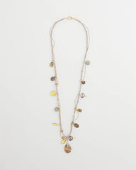 Chico's Drop Off Pendant Necklace NEUTRAL