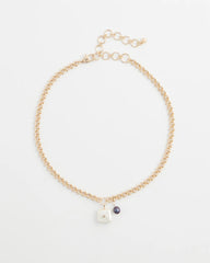 Chico's Freshwater Pearl Pendant Necklace GOLD