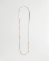 Chico's Art Deco Beaded Necklace PINK