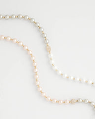 Chico's Art Deco Beaded Necklace PINK