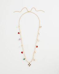 Chico's Adjustable Charm Necklace MULTI