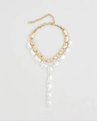 Chico's Convertible Mixed-Metals Y-Necklace MIXED METALS