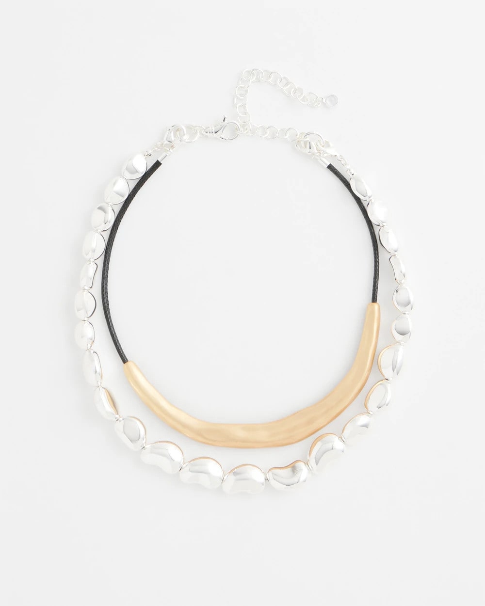 Chico's Mixed-Metal Collar Necklace MIXED METALS