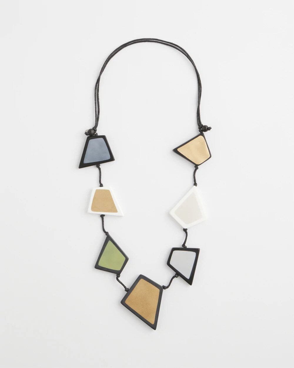 Chico's SYLCA® x Chico's Dramatic Black Stori Statement Necklace MULTI