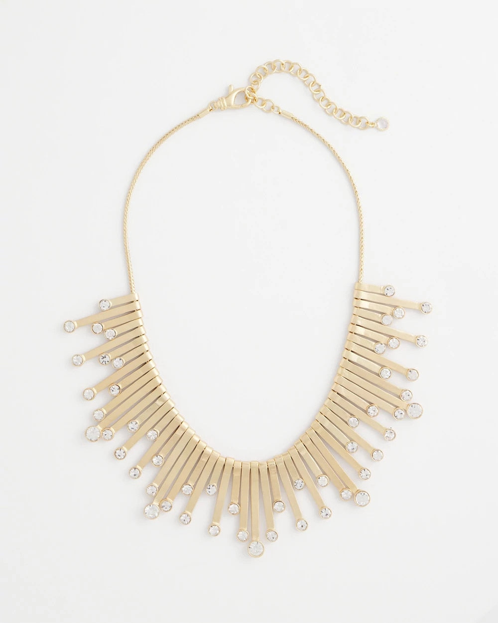 Chico's Chico’s Originals Gold Slice & Gem Bib GOLD