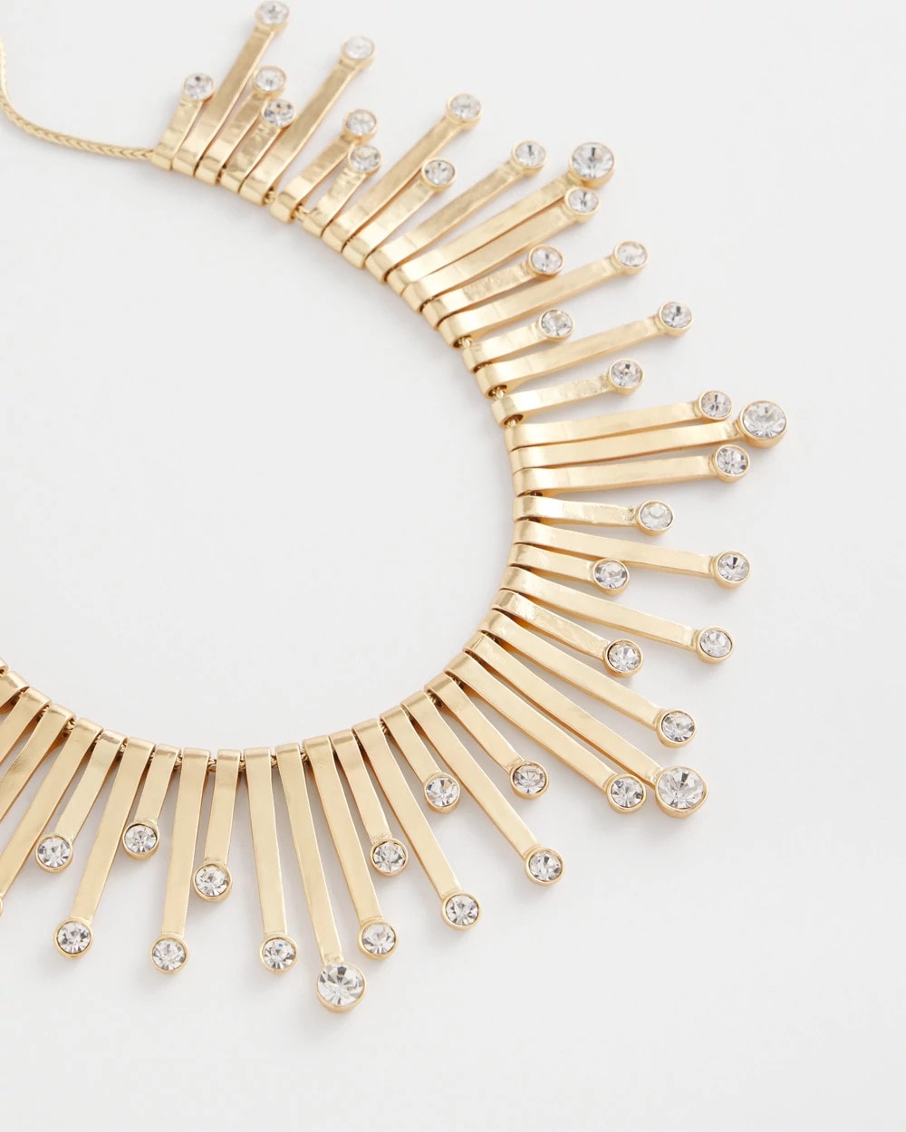 Chico's Chico’s Originals Gold Slice & Gem Bib GOLD