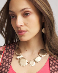Chico's Ash Gold Collection Link Chain Necklace GOLD