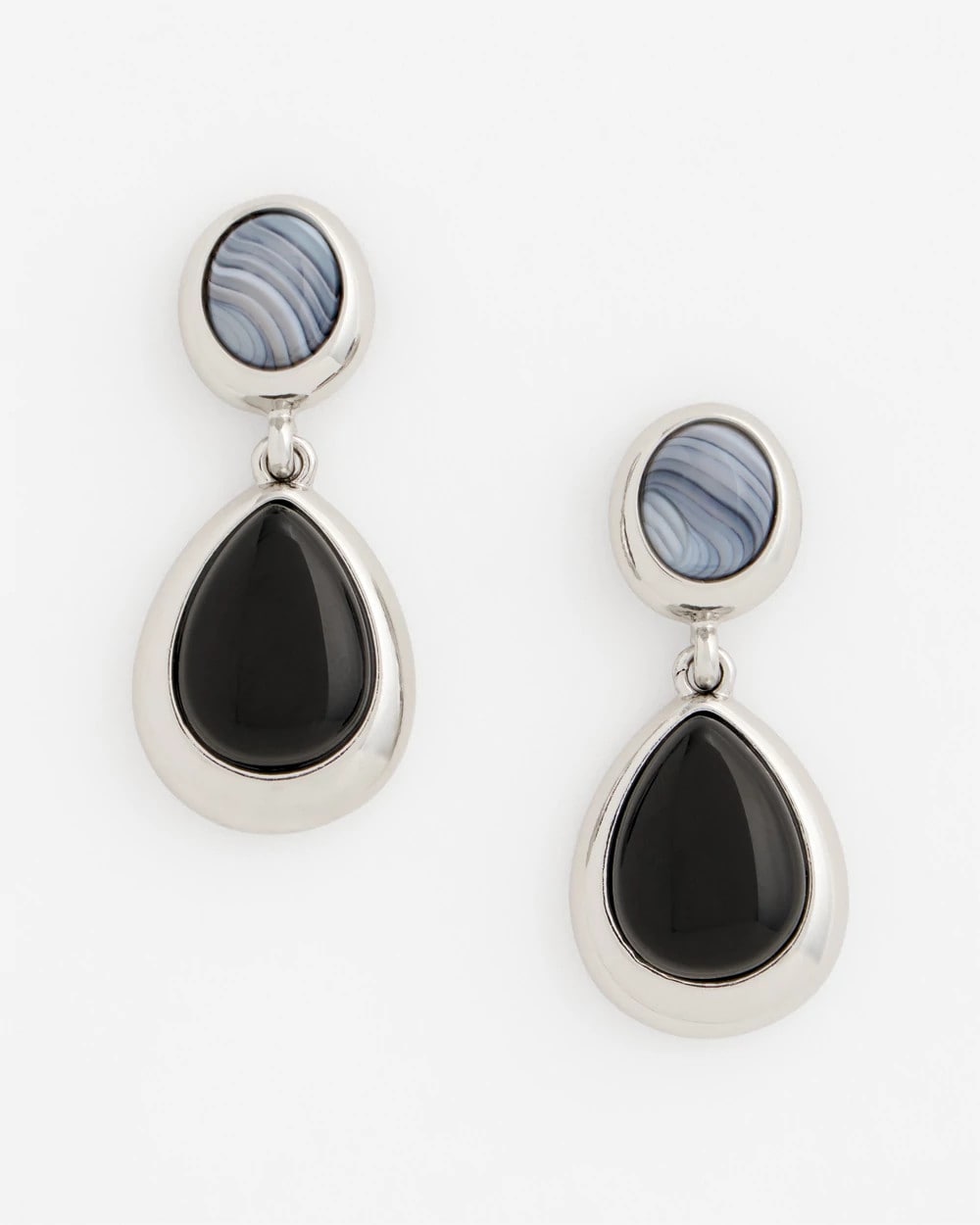 Chico's Neutral Teardrop Earrings NEUTRAL