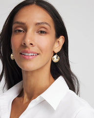Chico's Gold Drop Earrings GOLD