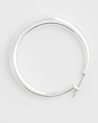 Chico's Cassie Silver-Tone Hoop Earrings SILVER