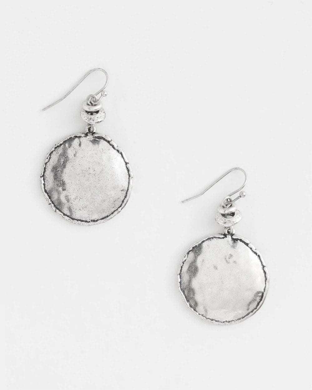 Chico's Tayla Drop Silver Earrings SILVER