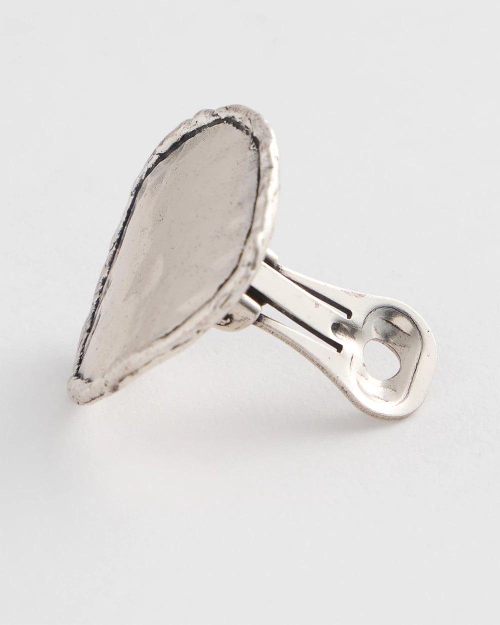 Chico's No Droop™ Silver Tone Clip-On Earrings SILVER