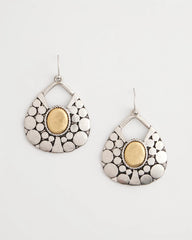 Chico's Island Metal Drop Earrings MIXED METALS