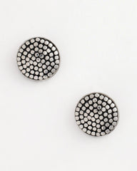Chico's No Droop® Round Silvertone Stud Earrings SILVER