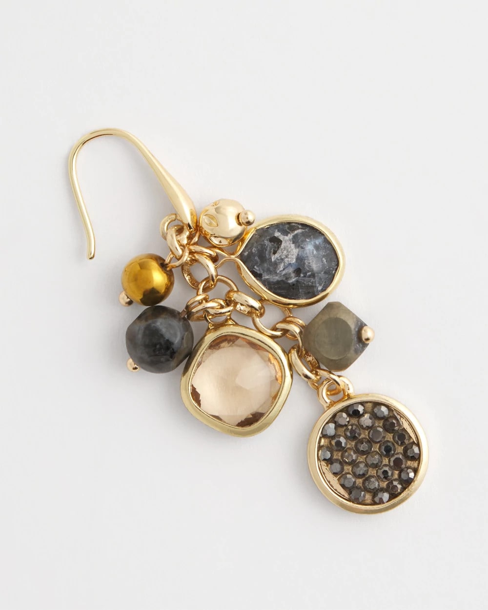 Chico's Galaxy Cluster Drop Earrings NEUTRAL