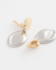 Chico's No Droop™ Mixed-Metal Clip-On Earrings MIXED METALS
