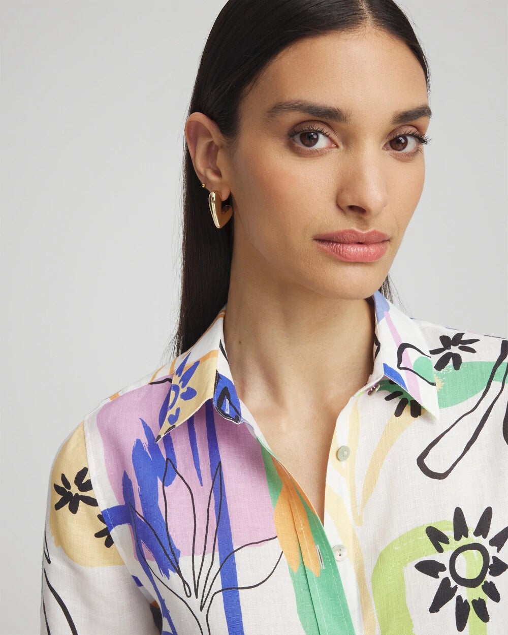 Chico's No Droop® Gold Tone Mini Hoops GOLD