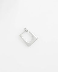 Chico's No Droop® Silver Tone Square Hoops SILVER