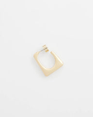 Chico's No Droop® Gold Tone Square Hoops GOLD