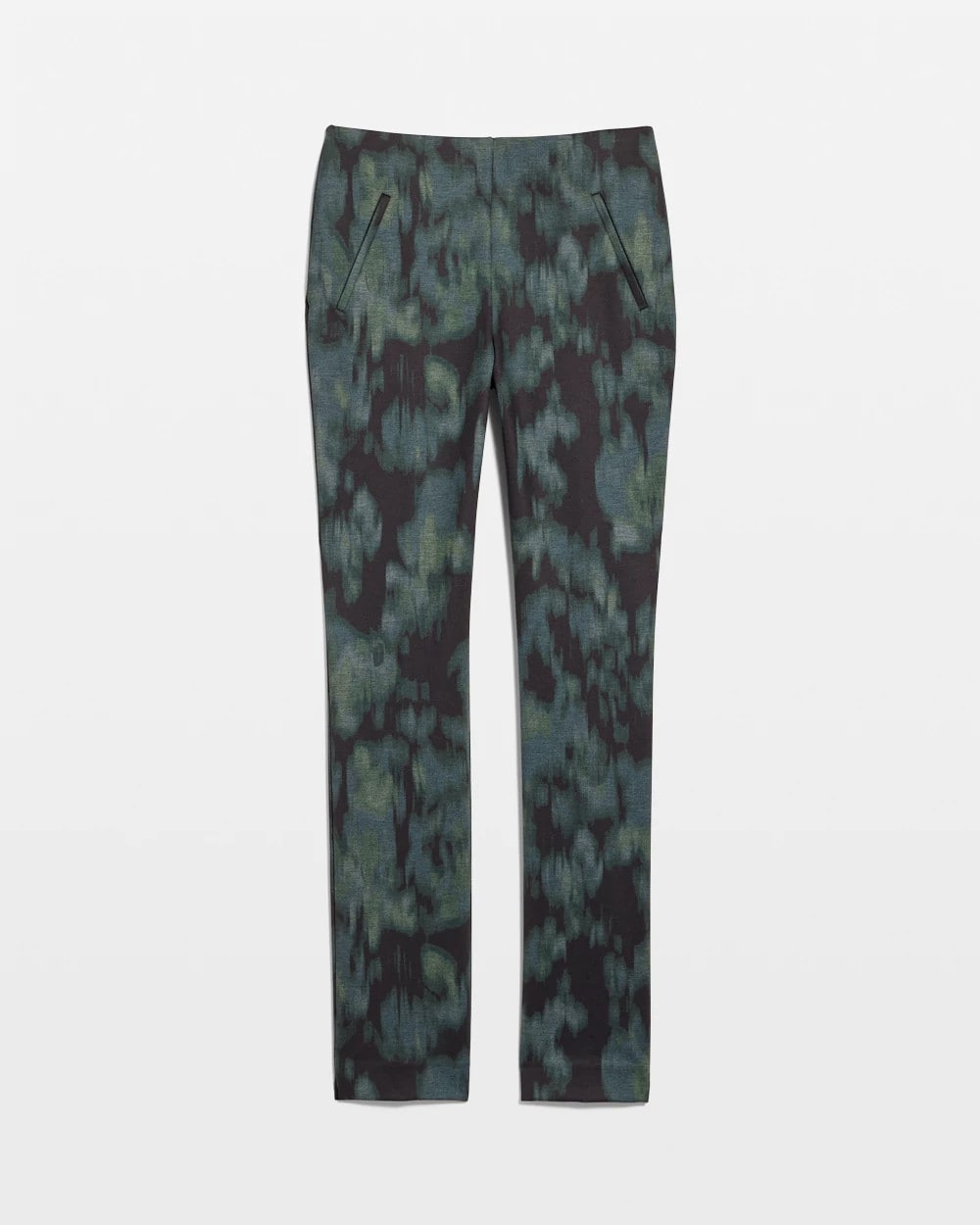 Chico's Brinkly Blur Juliet Slim Ankle Pants BLACK