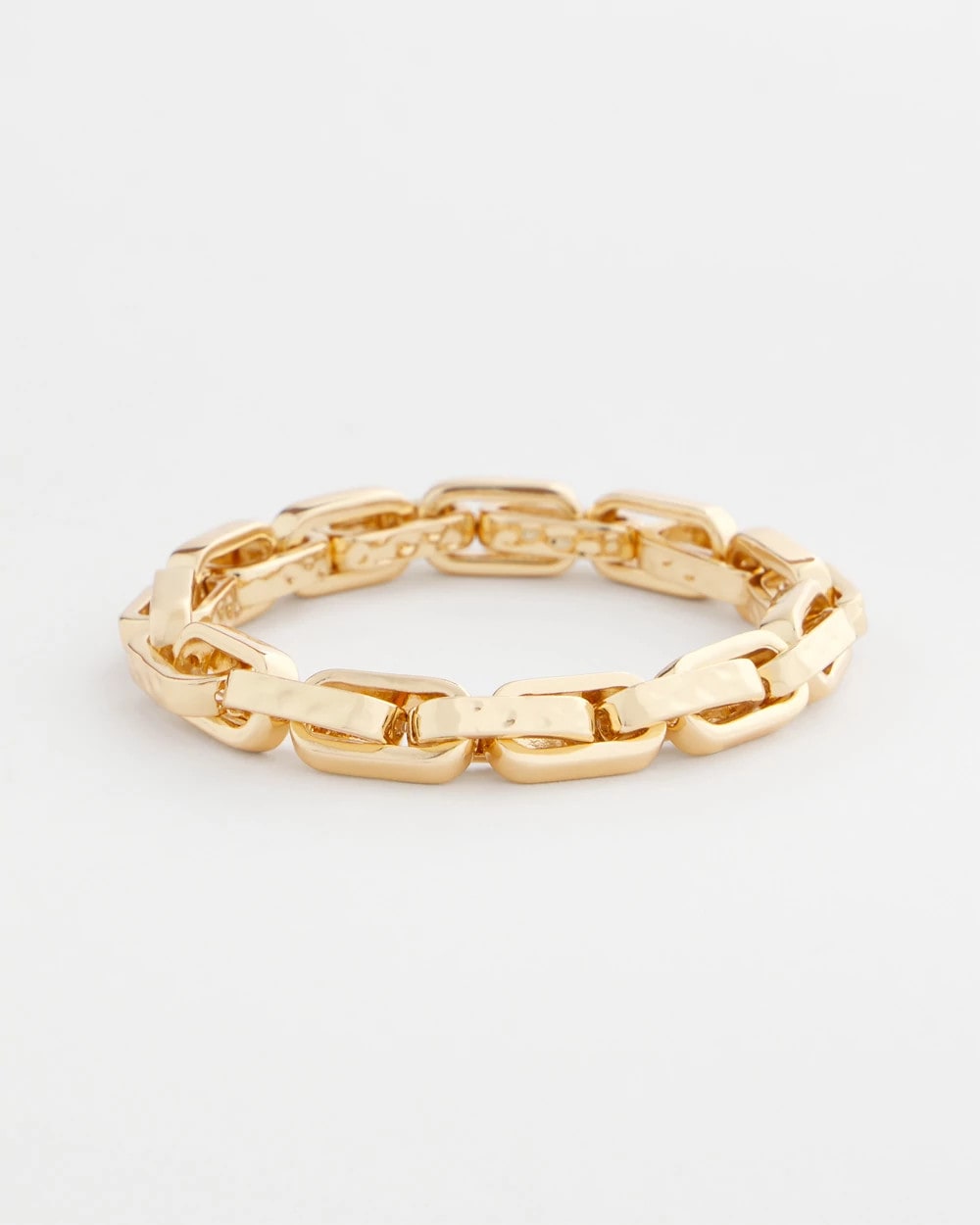 Chico's Gold Link Stretch Bracelet GOLD