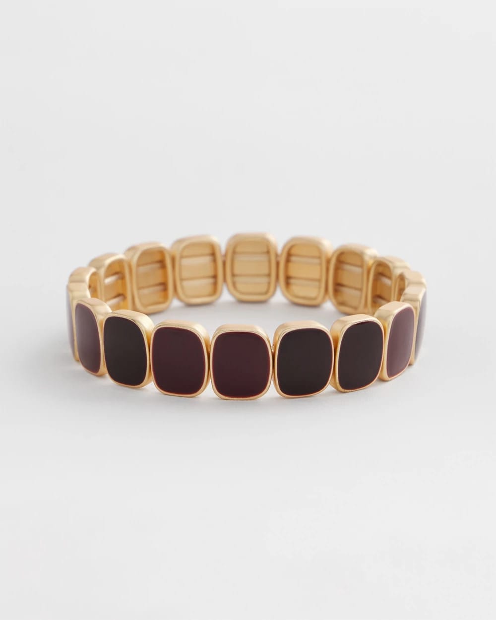 Chico's Chianti Square Stretch Bracelet DEEP CHIANTI