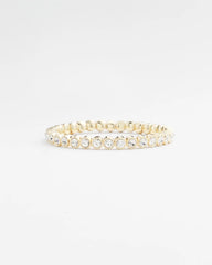 Chico's Goldtone Stretch Tennis Bracelet GOLD