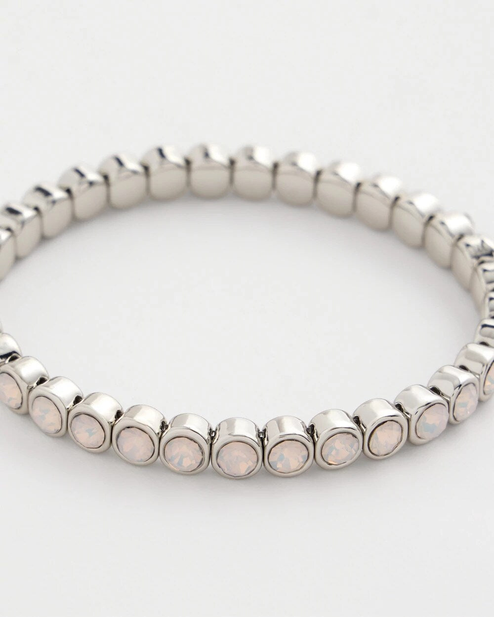 Chico's Shiny Round Stretch Bracelet IRIDESCENCE